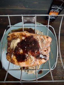 dad what cooks bbq gammon with glaze
