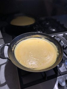 soup blended and smoking