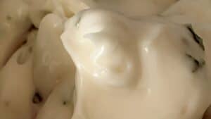 mint and garlic mayo