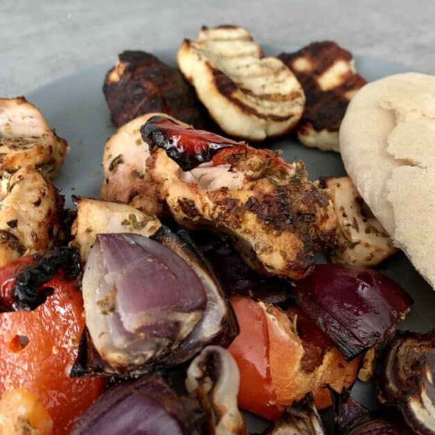 Greek gyros kebabs