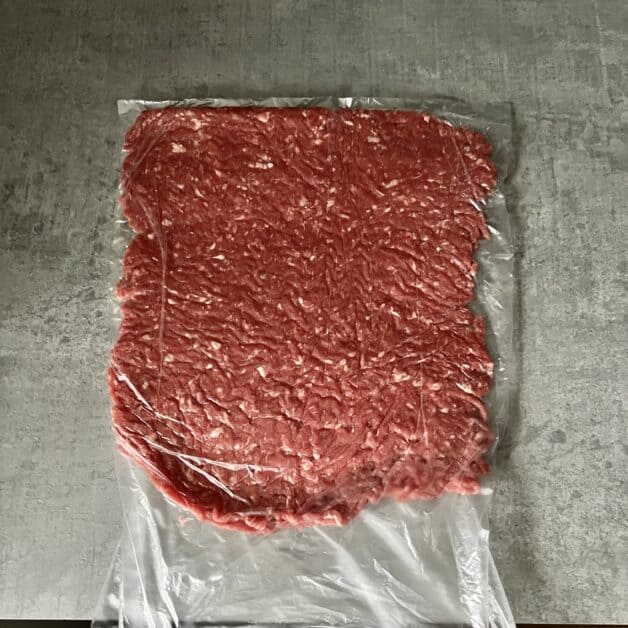 freeze mince in a bag rolled flat to save space