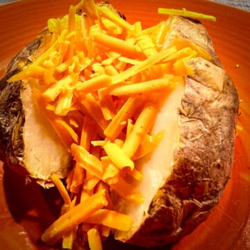crispy baked potato