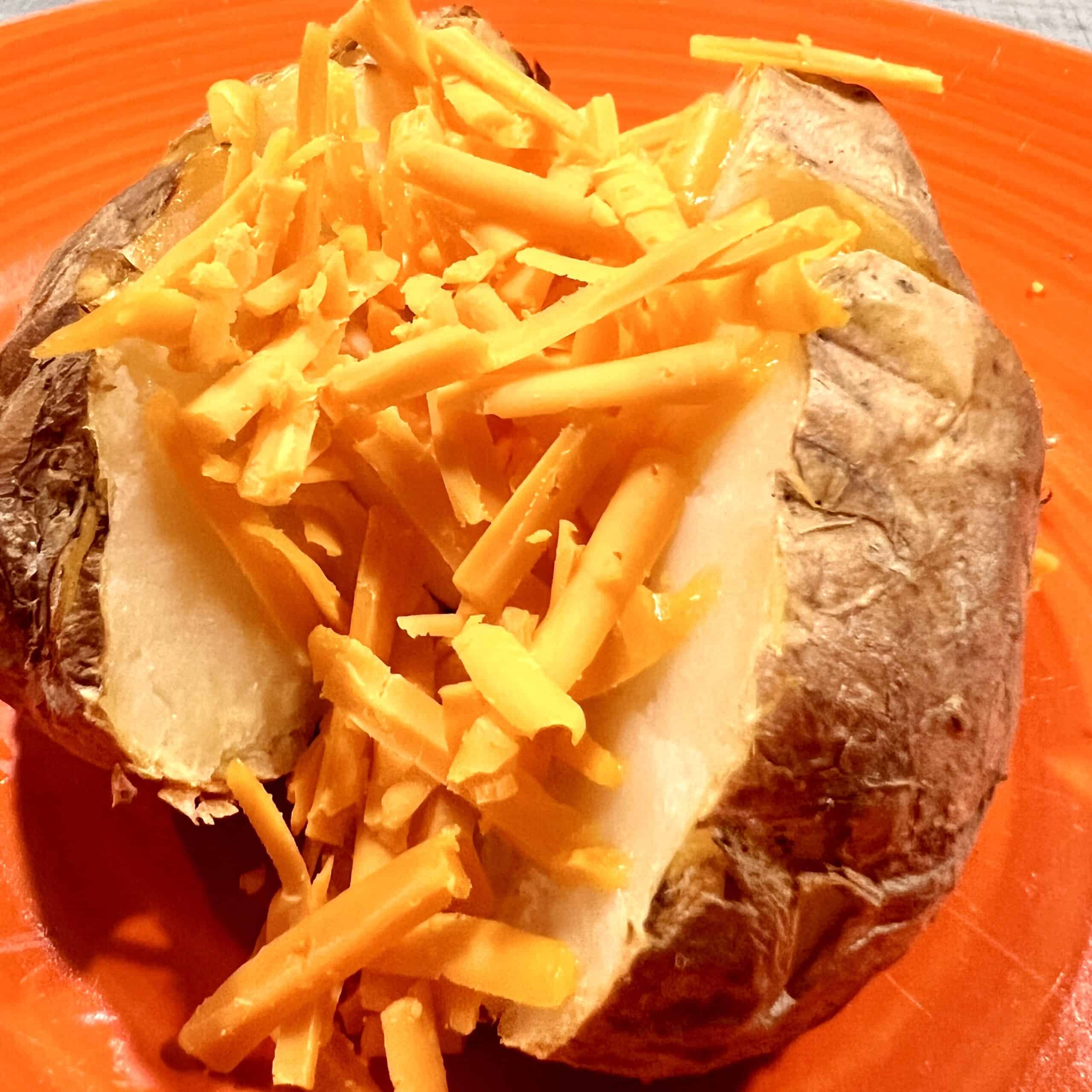 Crispy baked potato