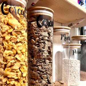 downsizing a kitchen jars
