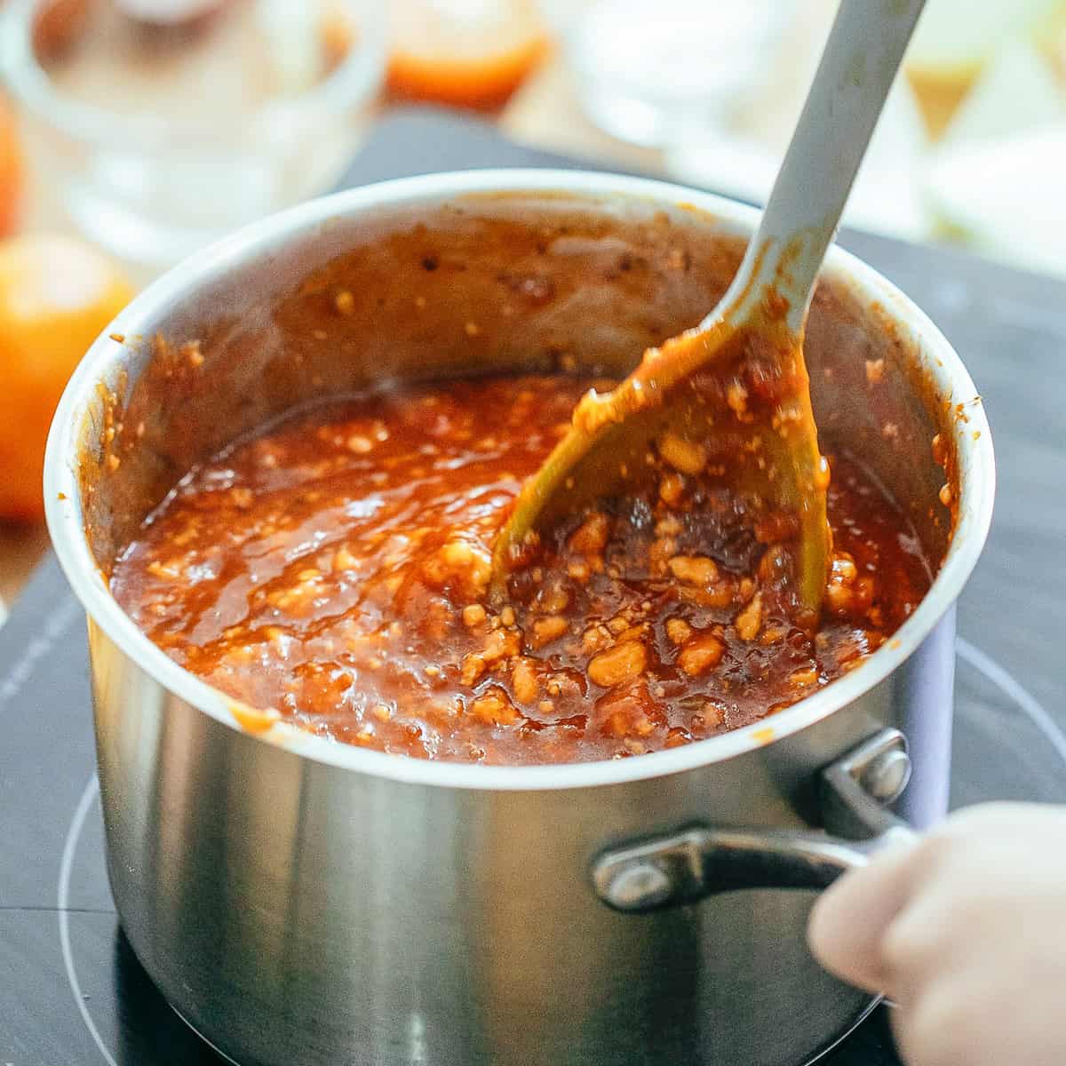 combine the ingredients together.