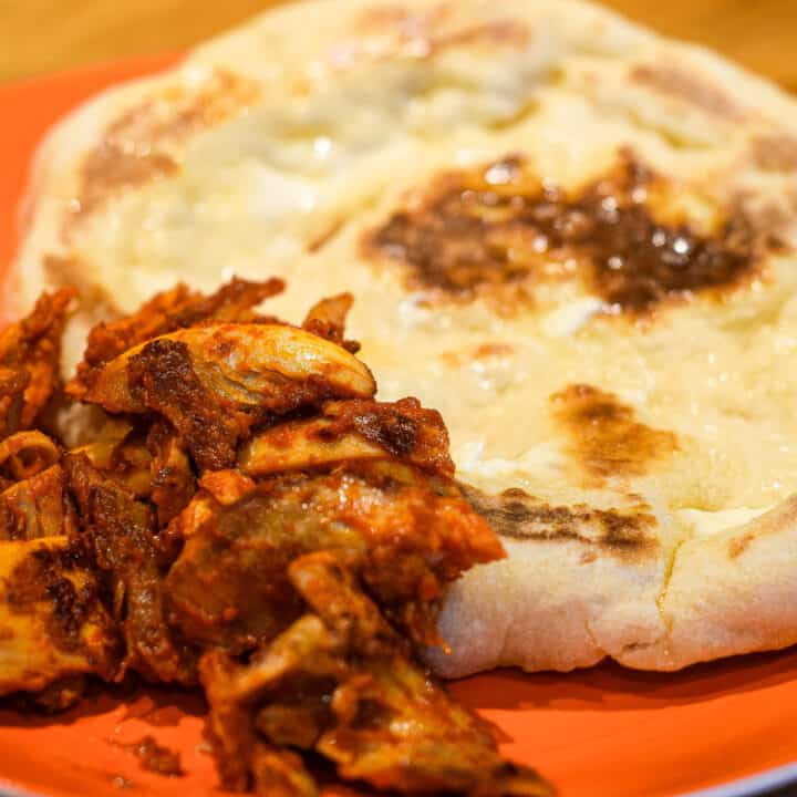 nduja chicken and naan bread