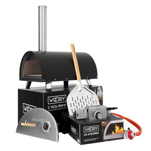 woody oven with gas attachment kit