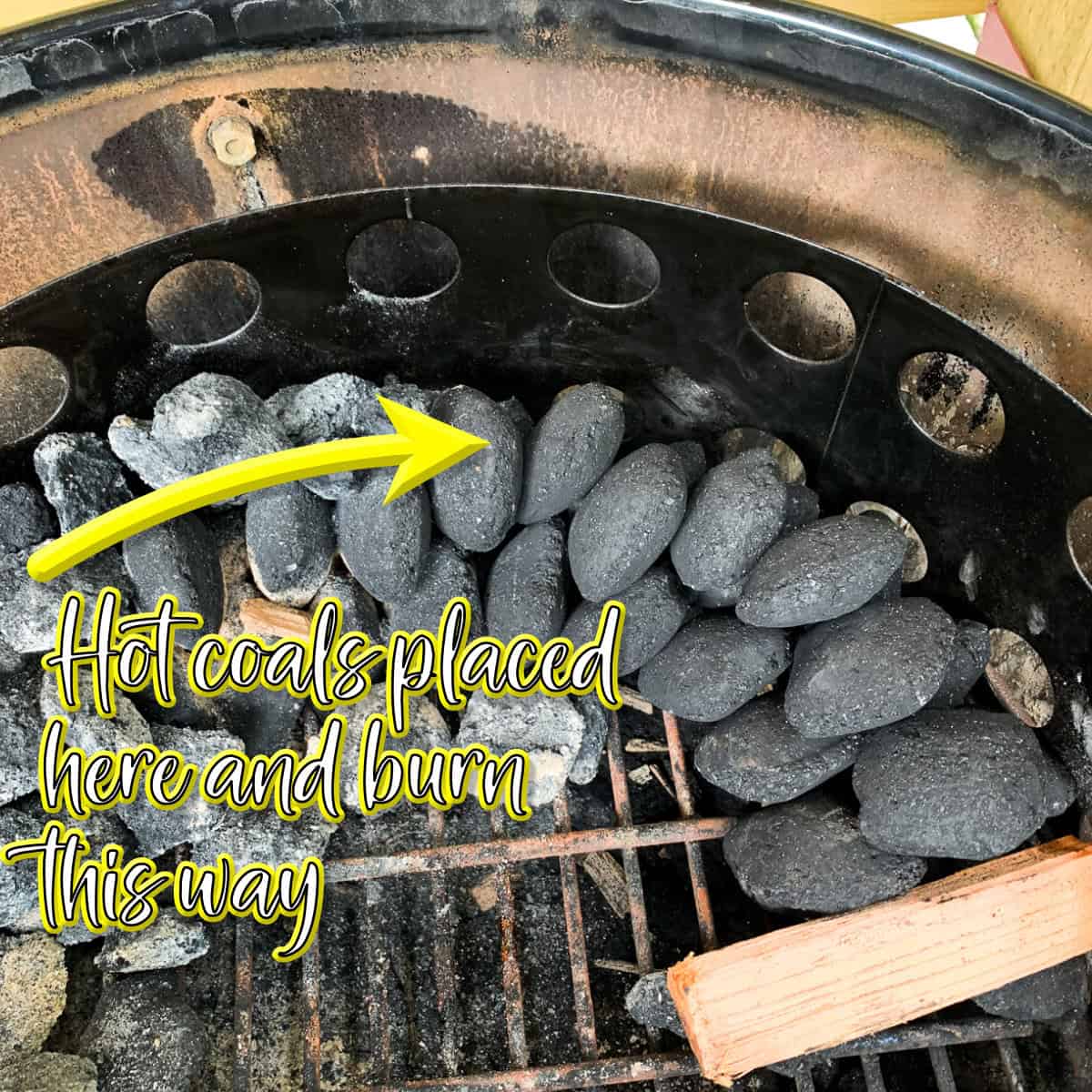 Coals with instructions on how to setup snake method.