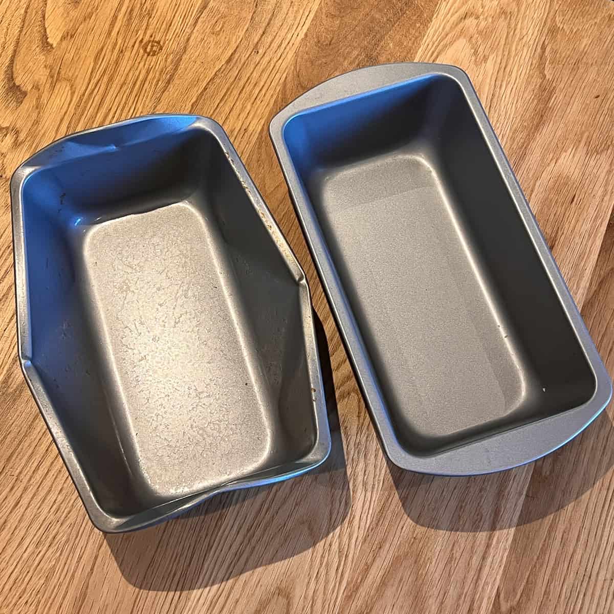 Bread tins which are bent to fit in the Ninja Foodi 15 in 1