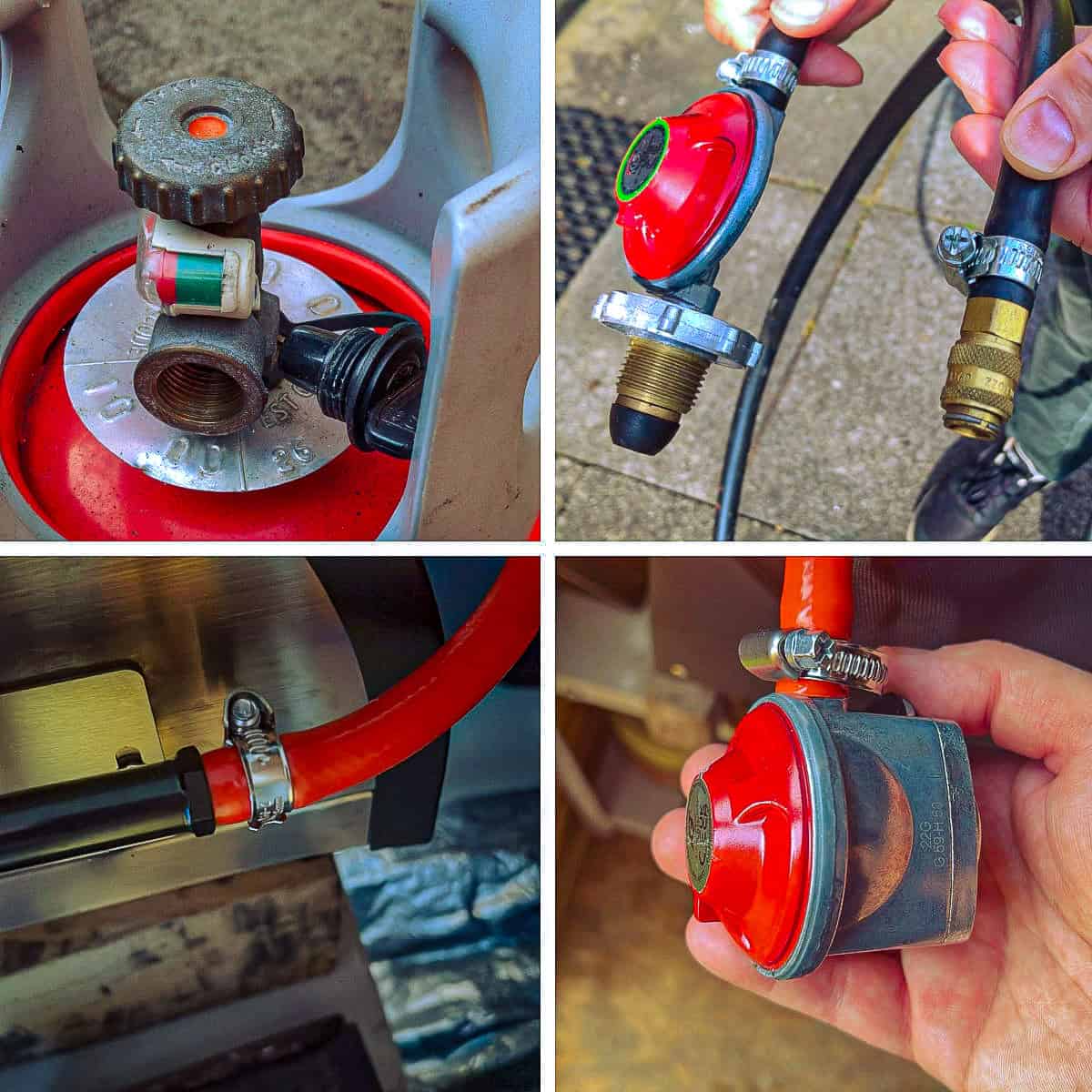 Various gas attachments for propane.