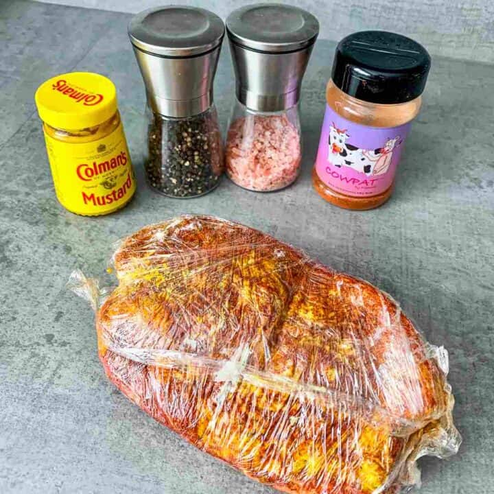 BBQ Smoked Gammon in Honey & Mustard Glaze (smoker recipe)