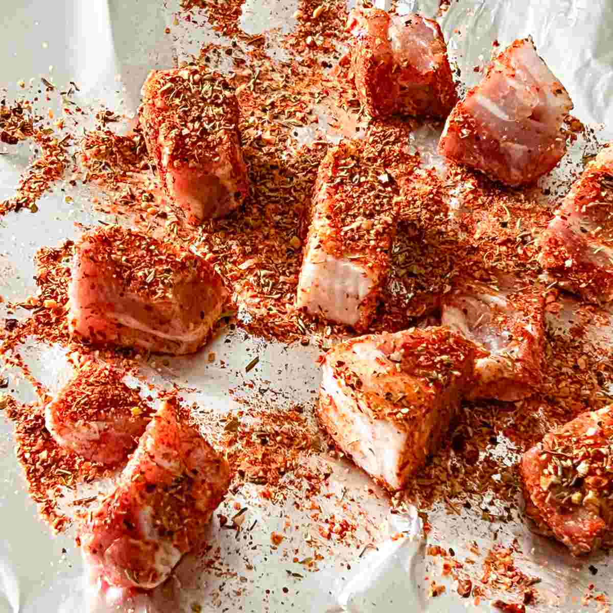Pork belly dusted with Dust Bros BBQ banger spice.