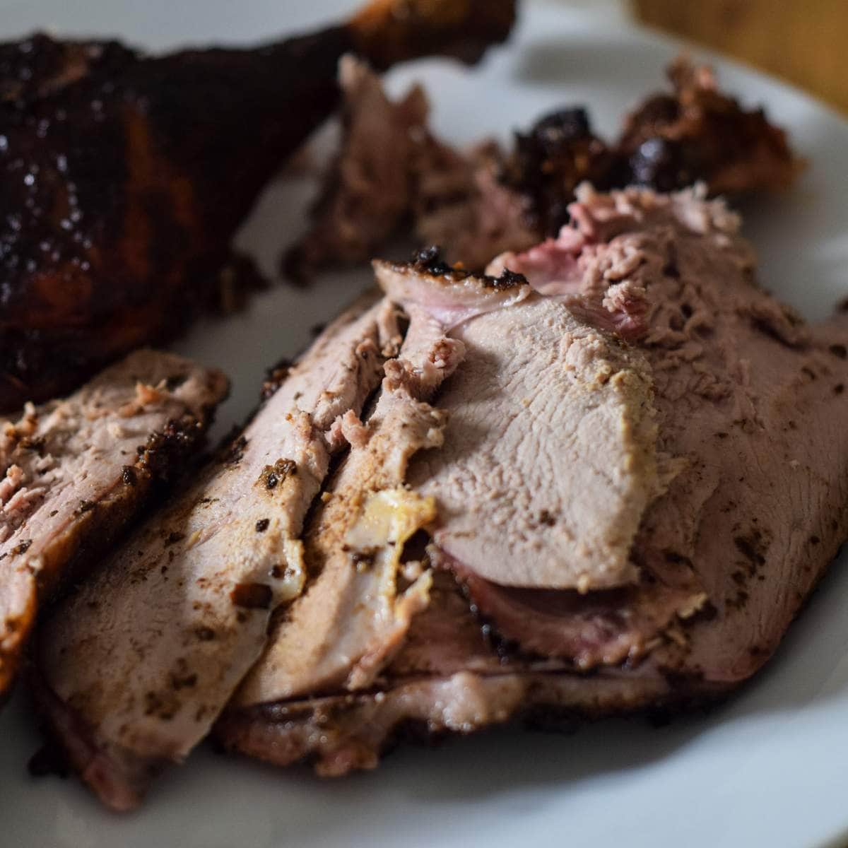 Image of Duck sliced on a plate