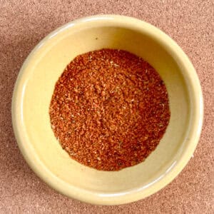 Mexican flavour spice dry rub blended ready to serve